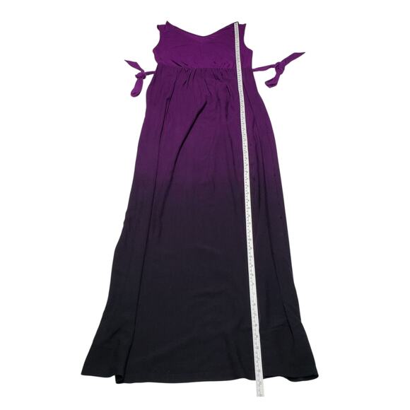 Liz Lange Purple Ombre Maternity Maxi Dress XS/TP Flowy & Chic - Picture 6 of 8